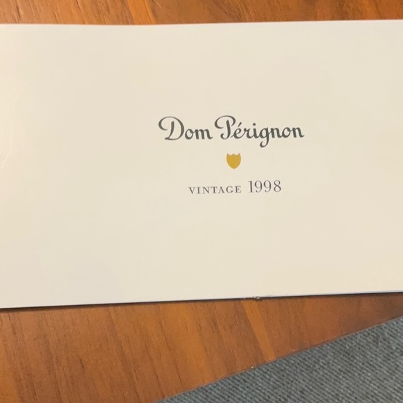 empty 1998 Dom Perignon bottle & box - Picture 8 of 14